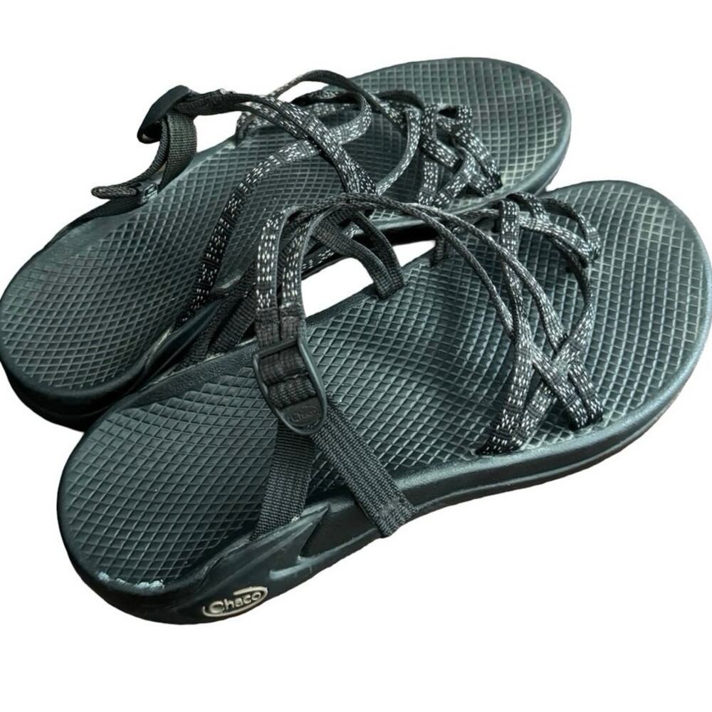 Chaco Black Outdoor Sandals with Adjustable Straps - Picture 7 of 8